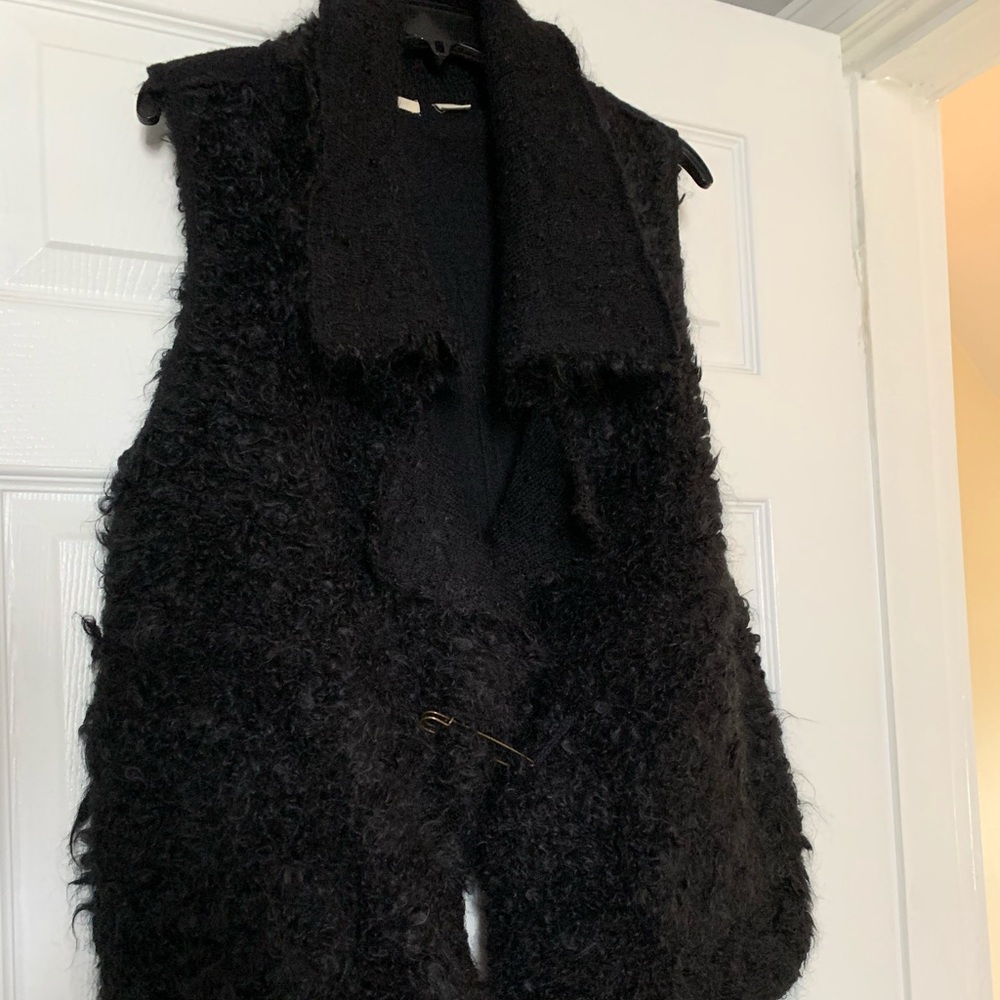 Anthropologie Wool Knit Sweater Vest
